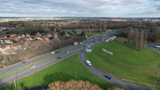 Shot over the main road leading into Basildon.